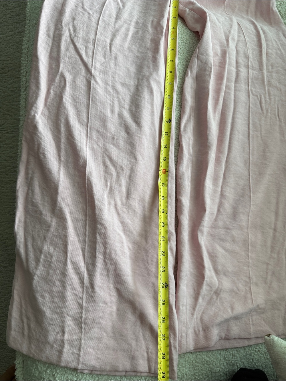 Zara Double-Breasted Sleeveless Pink Top and Pants Wide Legs Size 4 - Picture 14 of 16